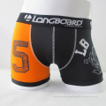 Cool Men's Boxer Shorts (black & orange) (JL-077BX)